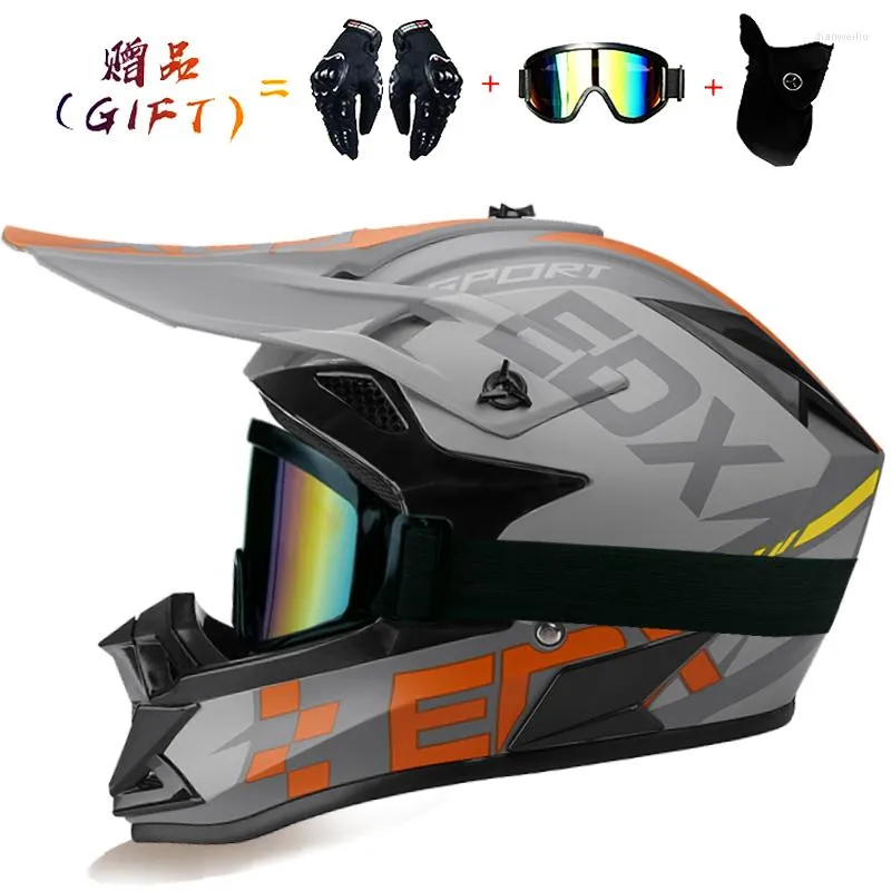 Motorcycle Helmets Send 3 Gifts Professional Racing Motocross Helmet  Capacete Moto Casco Off-road Children Biker