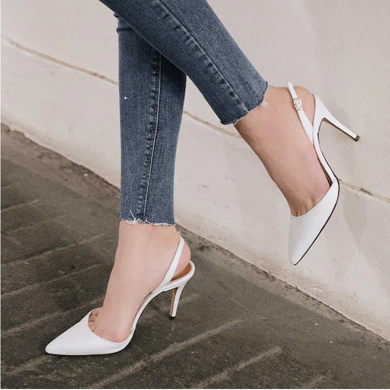 Sandals Women's shoes SANDALS 6CM 8CM 10CM High heels Fine with pointed toe with fashion Europe and America wild G230211