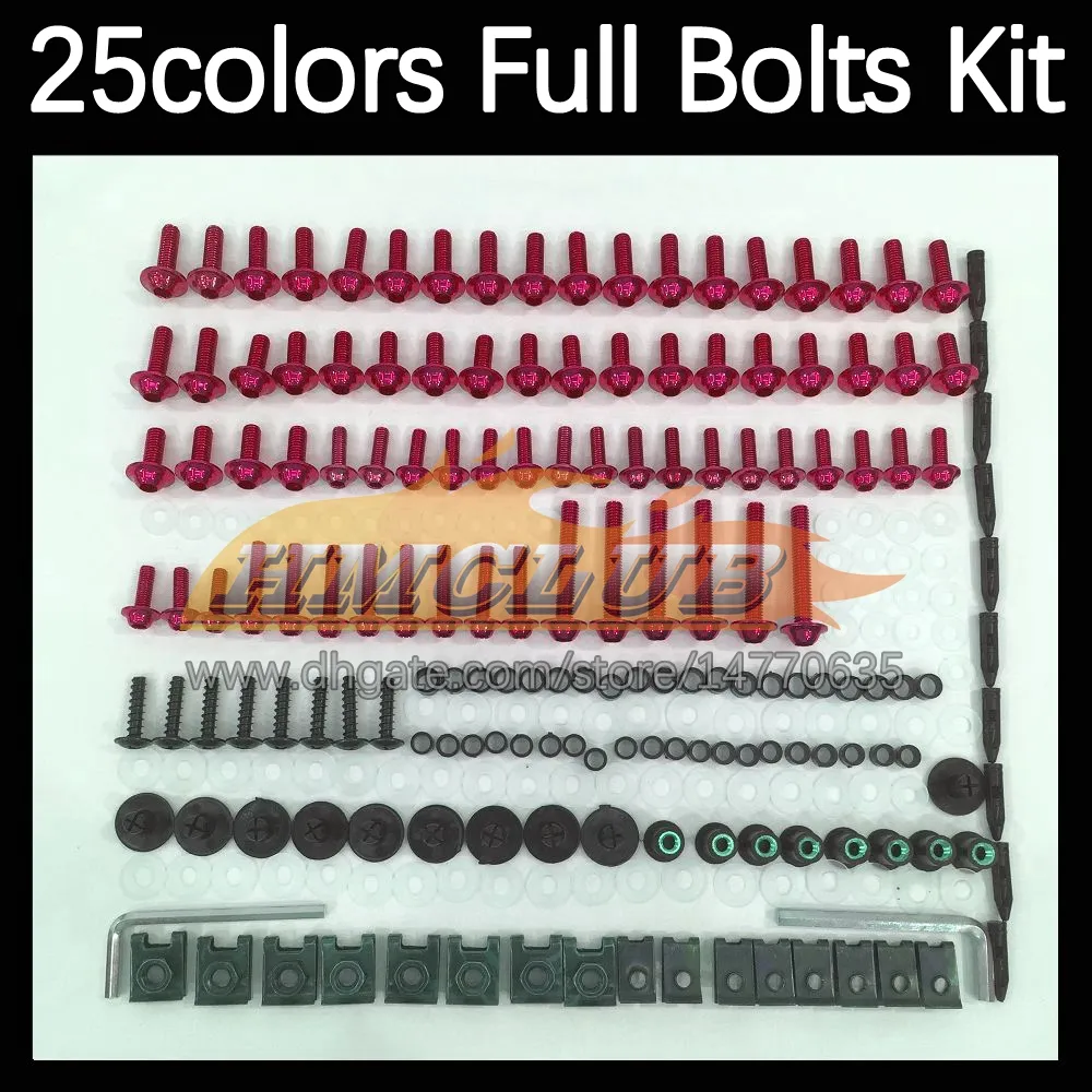 268PCS完全なMoto Body Full Screws Kit for Honda CBR 125R 125 125CC CBR125 R C CBR125R 11 12 13 14 15 16 17 18 18