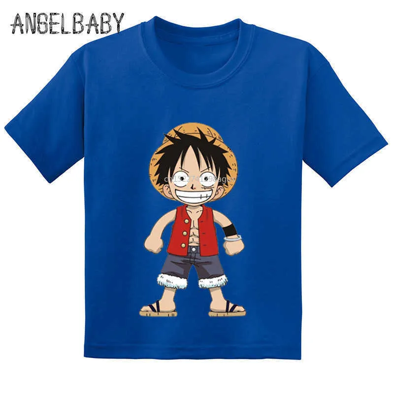 One Piece Lufy Print Kids One Piece T Shirt Funny From Babiq03