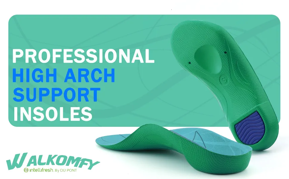 Walkcomfy Inserts Walkomfy Orthotic Insoles: Heel Pain Relief & Arch Support Plantar ...