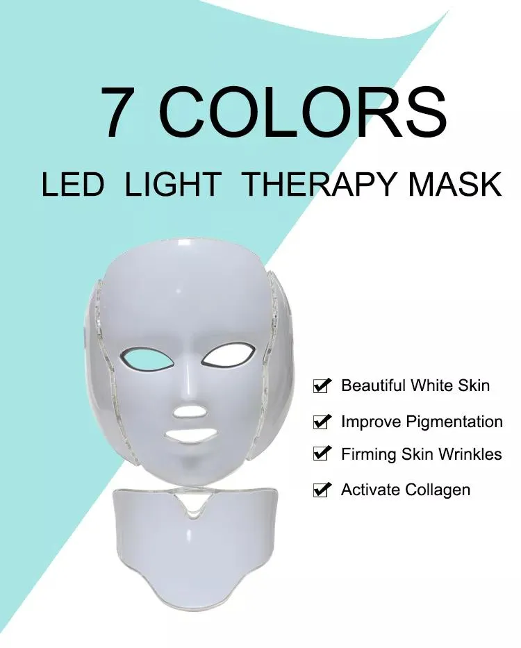 7 Colors Skin Rejuvenation PDT Facial LED Mask