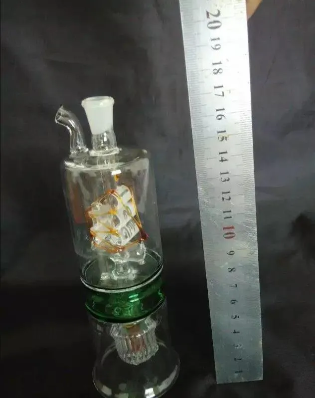 Interlayer Voile Narguilé, Vente en gros Bongs en verre Tuyaux de brûleur à mazout Conduites d'eau Tuyaux en verre Plates-formes pétrolières Fumer Livraison gratuite