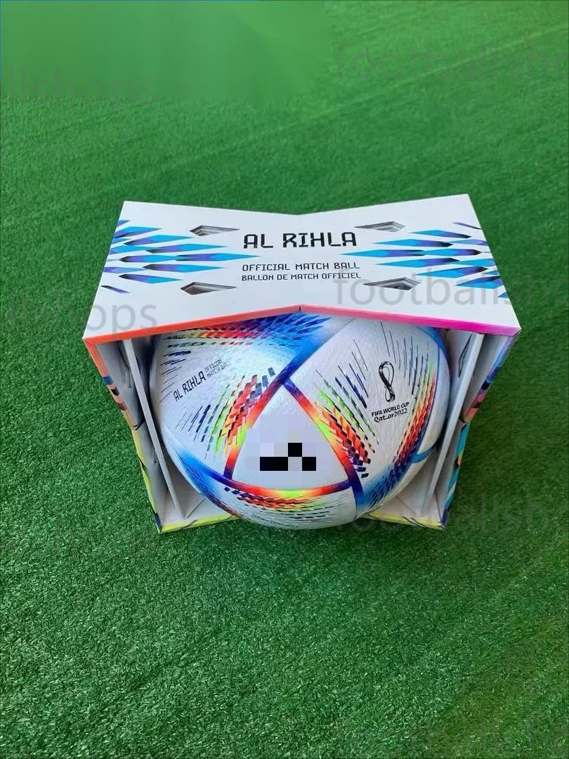 Bolas de futebol 2022 Grupo da Copa do Mundo Futebol de futebol Al Rihla Tamanho oficial 4 5 Réplica de material de ponta material