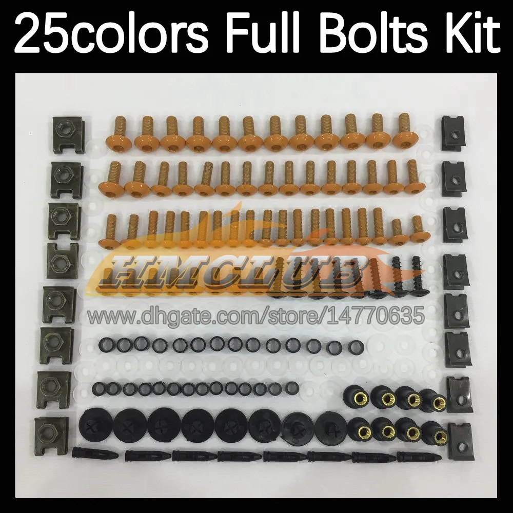 268PCS Complete Moto Body Volledige schroeven Kit voor Honda CBR919RR CBR900RR CBR 919 RR 919RR CBR919 RR 98 99 1998 1998 1999 Motorfietsbeurt Bouten Boutschroef Noer Noot Noot