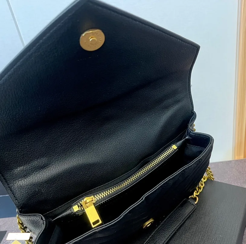 bolsa de ombro de bolsa de designer de luxo bolsas de couro de embreagem clássica com correia de ouro cinta fahion mulheres cruzes bosy envelope bolsas de trabalho saco de luxo