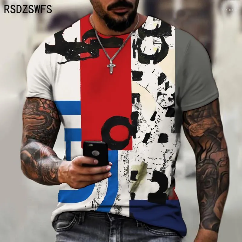 Herren T-Shirts 2023 Sommer Herren Übergroße Vintage Kurzarm T-Shirts Mode Harajuku Ethnische Tie-Dye Bedruckte T-Shirts BYCK Markenkleidung