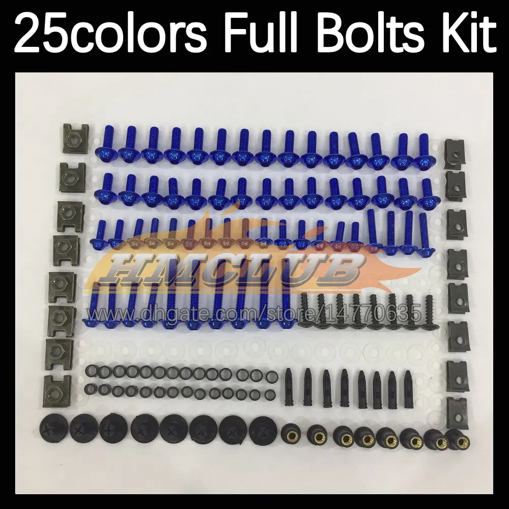 268PCS Kit completo di viti complete per corpo MOTO per HONDA CBR400 CBR 400RR 400 RR NC23 CBR400RR 87 88 89 1987 1988 1989 Bulloni carenatura moto Parabrezza Bullone Vite Dado