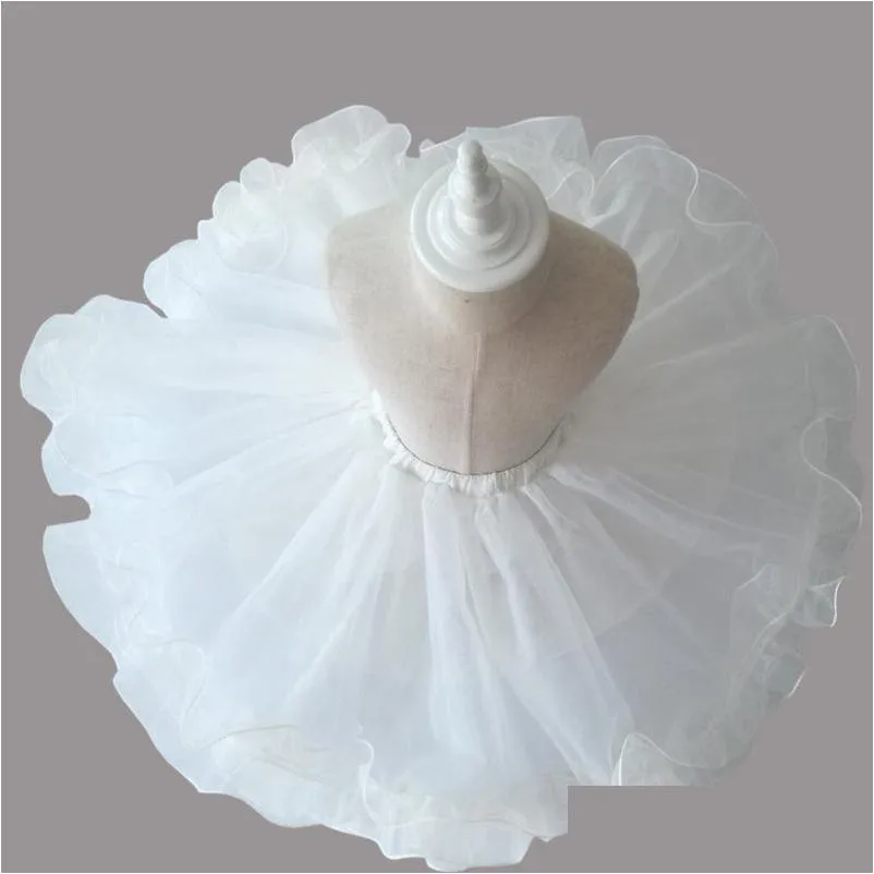 Petticoats voor meisjes van hoge kwaliteit korte kinderen petticoat baljurk slip voor bloemenmeisjes witte kinderen accessoires drop levering dhhiu