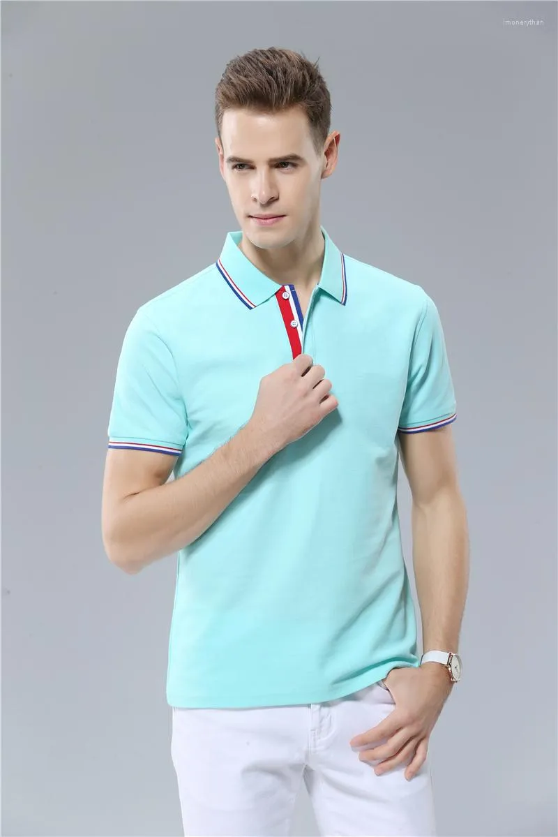 Polo da uomo Coppia Indossare Para Hombre Plus Size S-4XL Polo estiva da uomo Manica corta Traspirante Anti-Pilling 2023 Solido