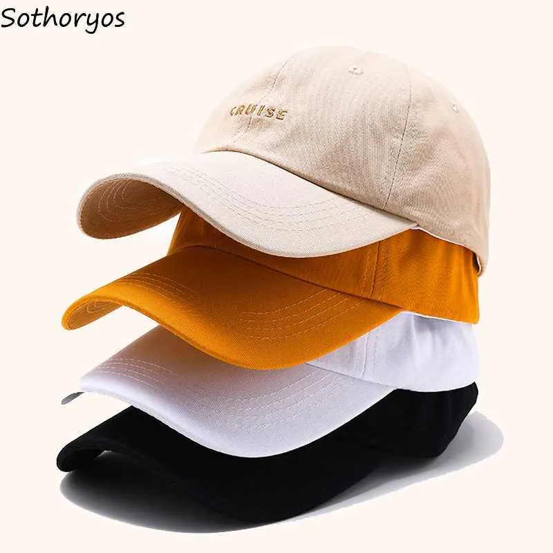 Berretti da baseball estivi Berretti da baseball da donna dal design semplice ed elegante Ricamo tutto-fiammifero Unisex Prevenire il sole Cappelli Streetwear Curvo Eaves Ins Chic G230209