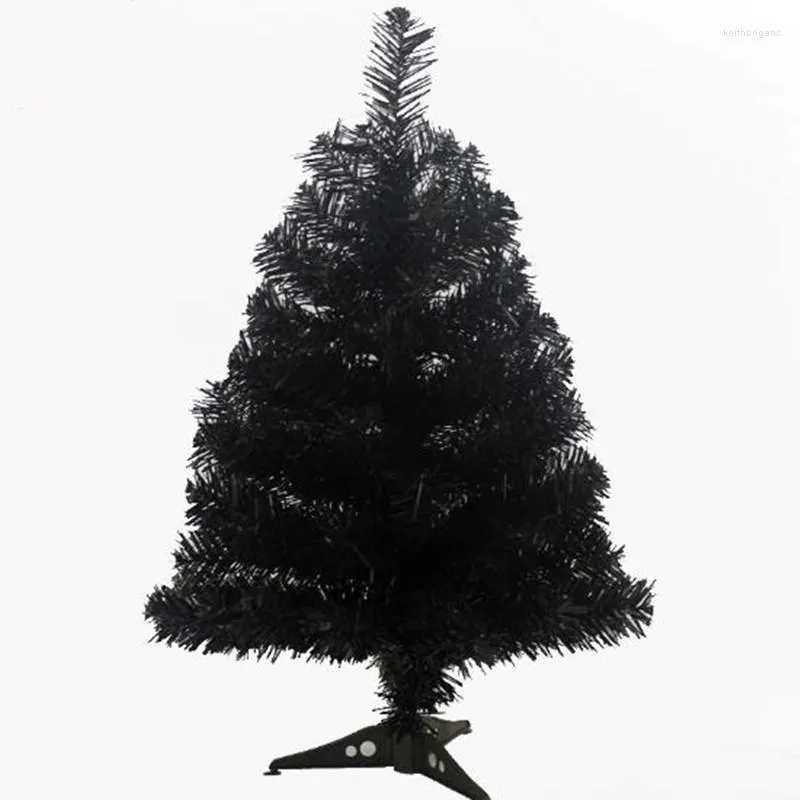 Noel dekorasyonları 0.6m / 60cm Siyah Ağaç Yıl Hediyeleri Ev Ofis Masaüstü
