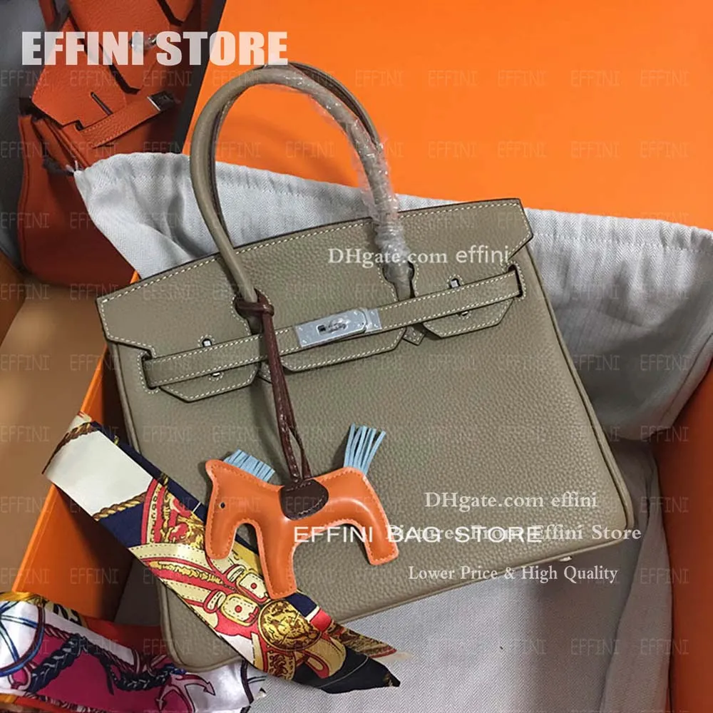 Bolsas de grife de 35 cm bolsas de luxo femininas EFFINI moda grande mais macia bolsa de couro genuíno bolsa de mão transversal bolsa de ombro com trava estampada grátis