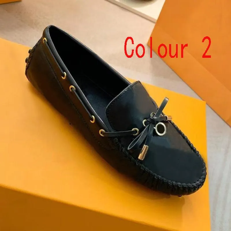 classic Summer Dress shoes 100% leather Flat Belt buckle Beach Casual Sandals lady Metal cowhide letter brown bow Work Women Shoes Large size 35-41-42 us4-us11 With box