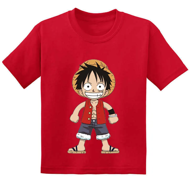 One Piece Lufy Print Kids One Piece T Shirt Funny From Babiq03