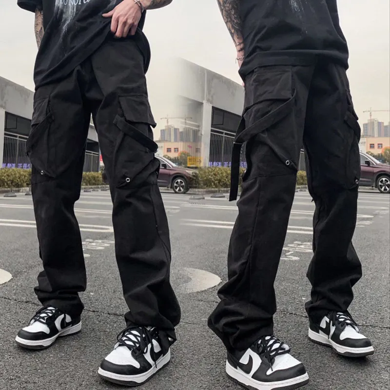 Y2K Techwear Mens Black Cargo Pants Streetwear Fashionable Hip Hop High  Street Punk Streetwear Baggy Pants For Men Casual Joggers And Clothing  230211 From Kong01, $18.02