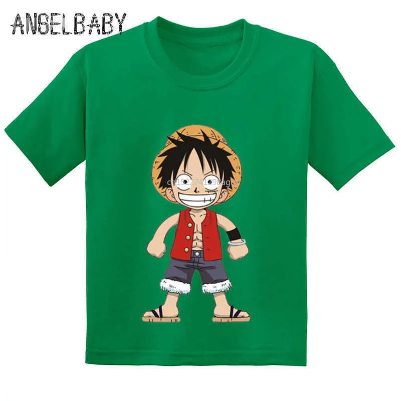 One Piece Lufy Print Kids One Piece T Shirt Funny From Babiq03