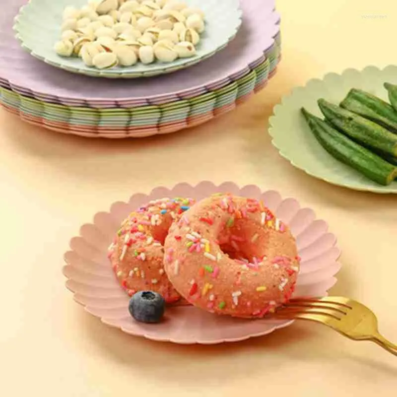 Plates Creative Shape Candy Snakes Plate For Home Soft Silicon Dry Fruits Sallad Kitchen Plastic