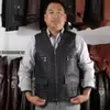 shearling vest