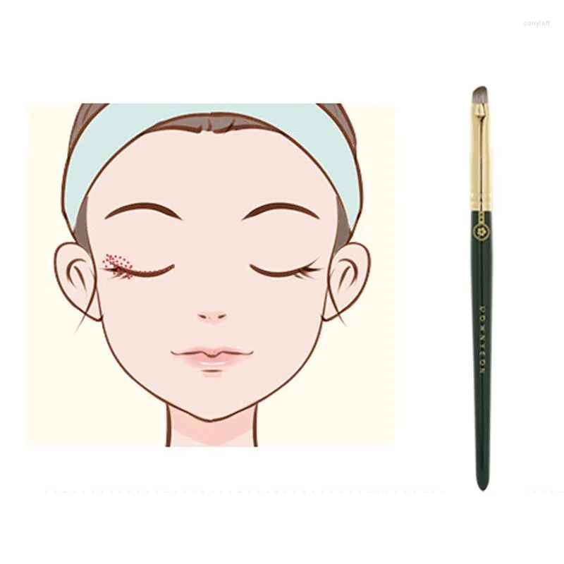 Kosmetiktaschen Rownyeon OEM Private Label Make-up-Pinsel-Detail mit Holzgriff