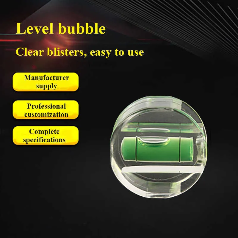 2pcs Horizontal Bubble Mini Spirit Level Round Scope Precision Circular Set Inclinometer Measuring Tool Kit