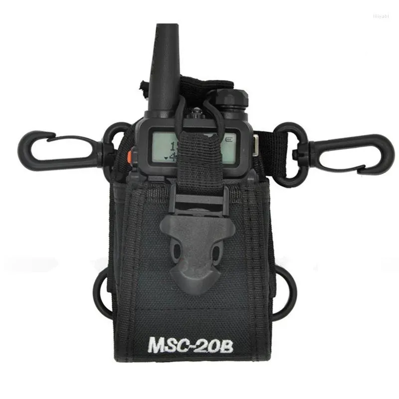 Walkie Talkie MSC-20B Nylon Pouch Bag Carry Case för Baofeng UV5R UV82 BF888S UV-9R PLUS TYT MOTOTROLA HAM Tvåvägsradio