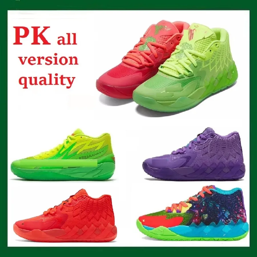 Melo Basketball Shoes MB.01 Rick And Morty Lamelo Ball Mb1 Queen City