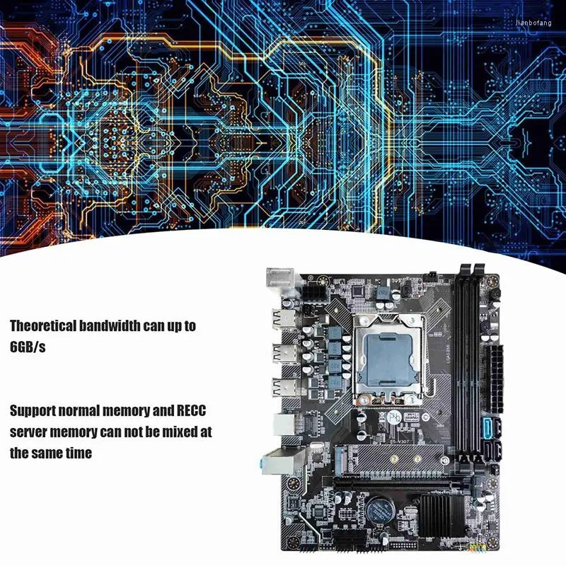 Материнские платы x79 LGA1356 DDR3 M.2 NVME SATA3.0 Материнская плата с E5 2420 CPU 4G RAM RAM CABLE RJ45 СЕТИРОВАЯ