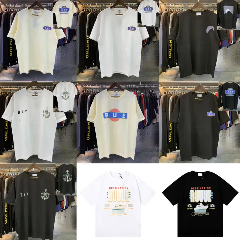 新しい Tシャツメンズ Tシャツ夏シンプルなプリント二重糸綿ルーズカジュアル半袖 Tシャツ男性と女性のための Tシャツ