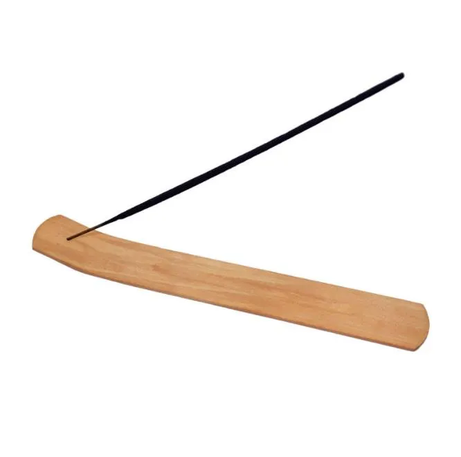 QBSOMK NATORAL WOODEN CINGENS Stick حامل الرماد صاحب الصيد