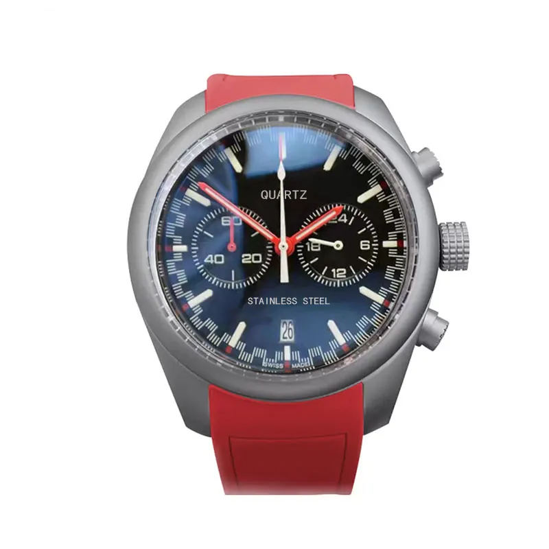 Design cl￡ssico Mens rel￳gios Cron￳grafo Quartz Movimento 007 Relogio Masculino Business Watch Casual For Men Wristwatches Montre de Luxe