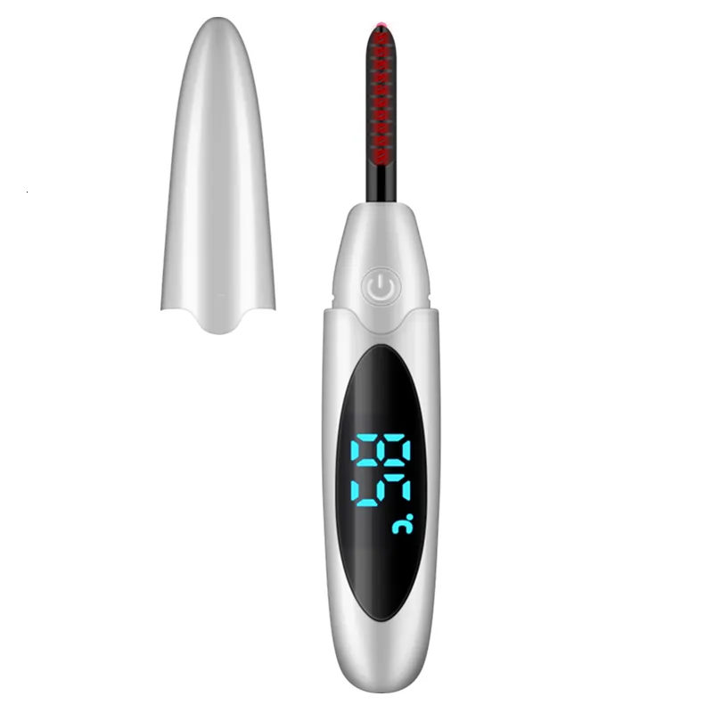 Eyelash Curler Electric Heated USB Charge Makeup Curling Kit Long Lasting Natural Eye Lash Beauty Tools 230211