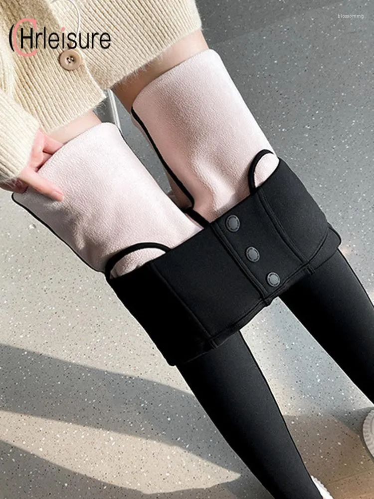 Kobiety legginsy chrleisure kobiety zimowa elastyczność szczupłe spodnie wysokiej talii rajstopy termiczne dla kobiet na siłowni fitness femgingfemale