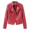 women biker long jacket