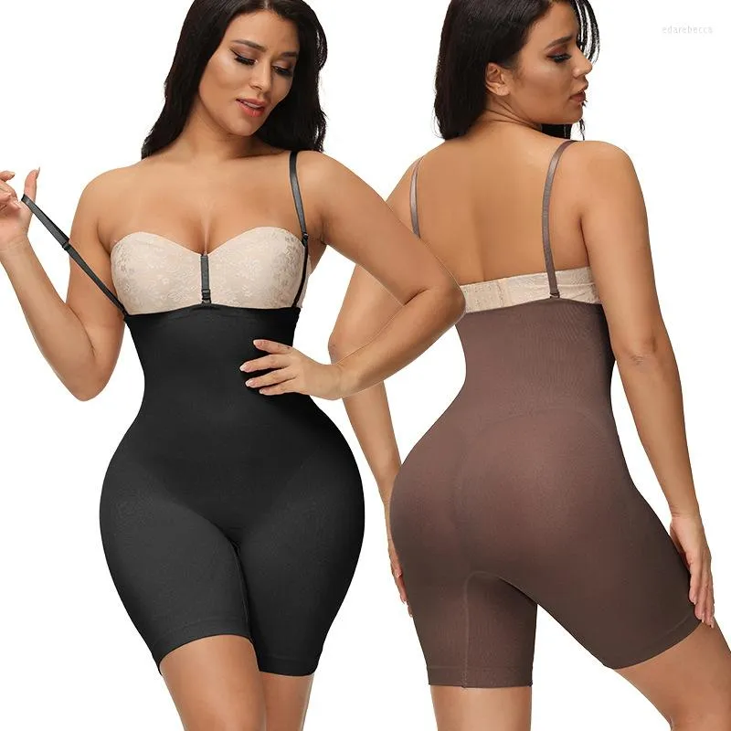 여성 셰이퍼 여성 Shapewear Bulifter Corset 상단 슬리밍 셰이퍼 제어 스트랩 바디 속옷 바디 수트 플러스 크기