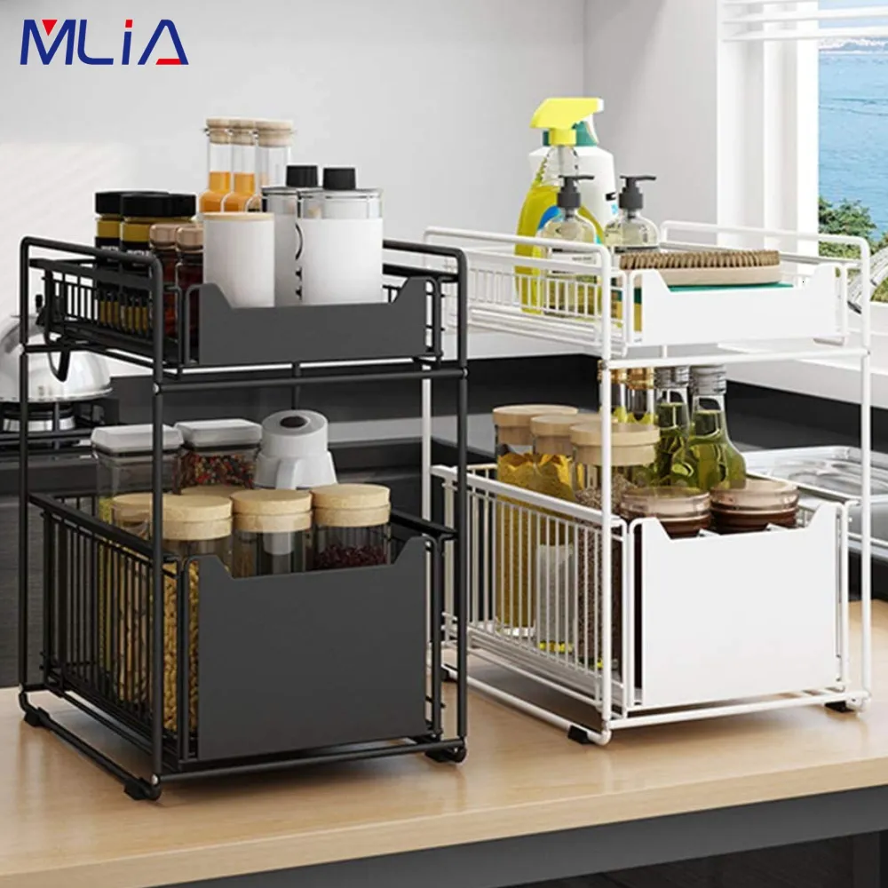 Under sink cheap basket organizer