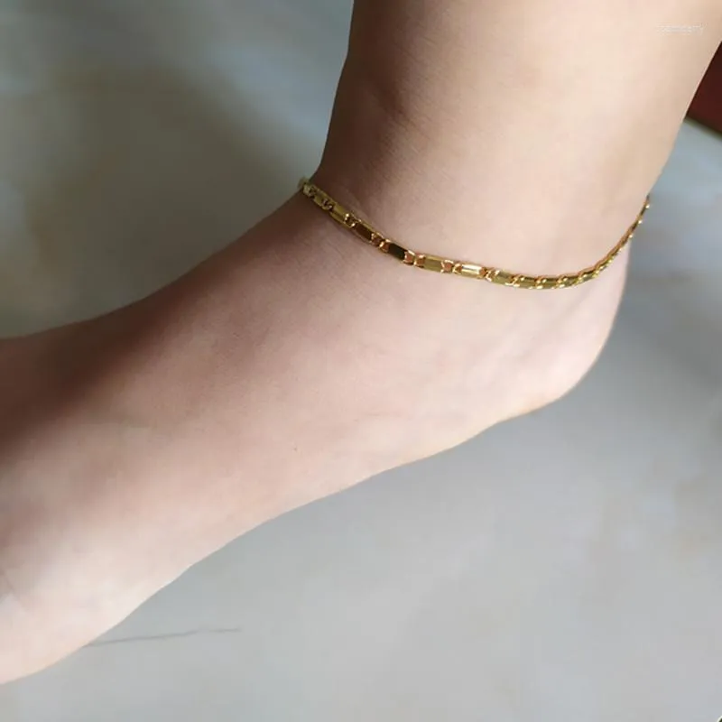Ankiety Summer małe bransoletki na nogi dla kobiet biżuteria stopy stali nierdzewne łańcuch Przyjaźń Prezenty upuszcza kostkę