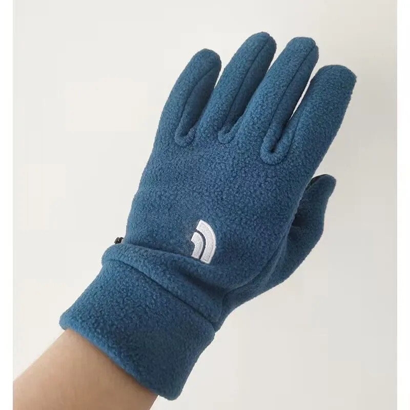 2023 Sport Winter Warm Fleece Gloves Men Thermal Cycling Snow Thick Gloves Polar Fleece Mittens For Male Snow Sports Windproof Glove Screen Touch