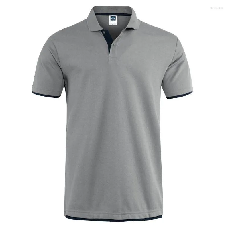 Męska marka Polos Professional Design Man Shirt Mens Summer oddychający bawełniany bawełniany