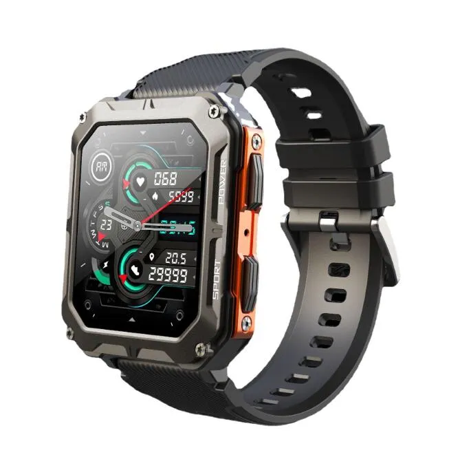 Reloj inteligente militar para hombre reloj inteligente táctico al aire  libre IP67 impermeable resistente Bluetooth llamadas altavoz de 13 pulgadas  – Yaxa Store