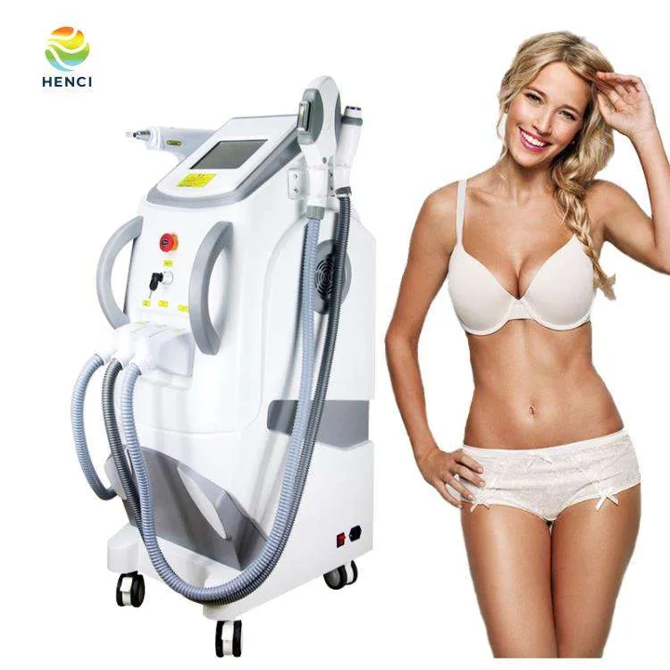 2022 3IN1 Grande potenza Depilazione professionale IPL OPT Macchina Picosecond Laser Spot Rimozione del tatuaggio Radiofrequenza facciale RF Nd yag lazer Uso del salone Bellezza