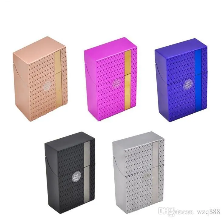 Smoking Pipes 95MM20 Flake Lace Cigarette Boxes with Auto-opening Plastic Primary Colors