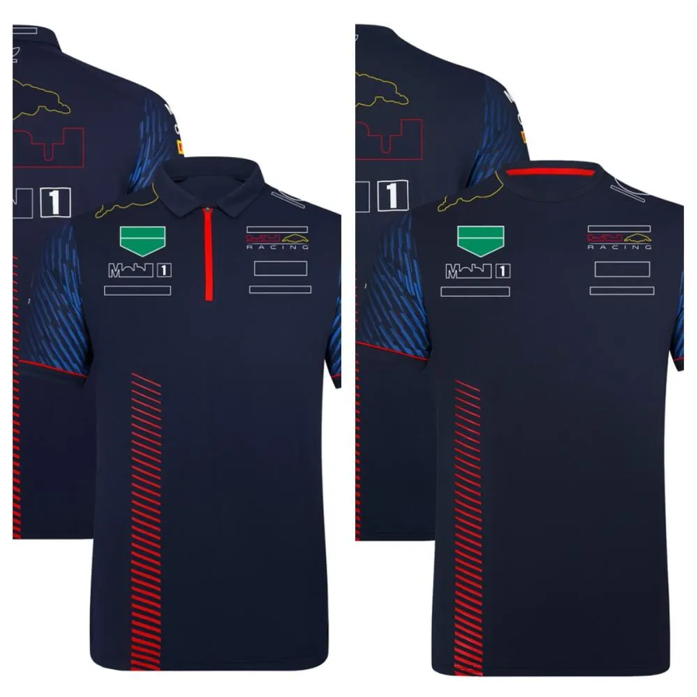 F1 Team Nuova T-shirt Polo Clothes Four Seasons Formula 1 Racing Ufficiale ufficiale