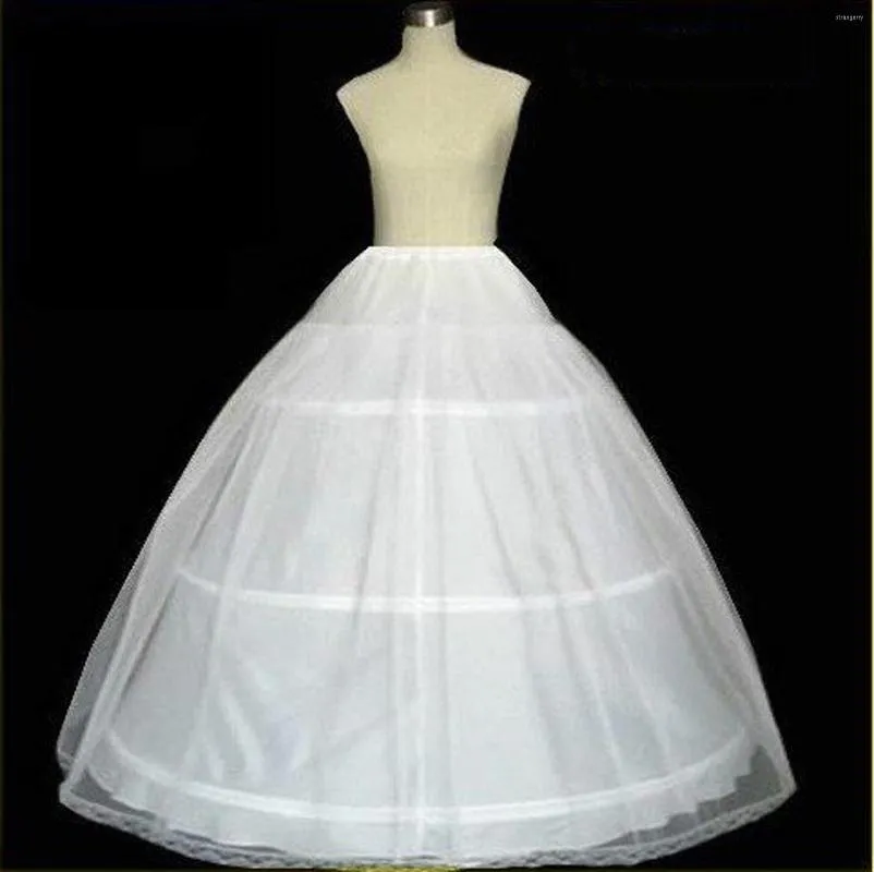 Skirts Wedding Petticoat White Dress Ball Gown Crinoline Underskirt 3 Hoops Skirt Petticoats Renaissance Fair Costume