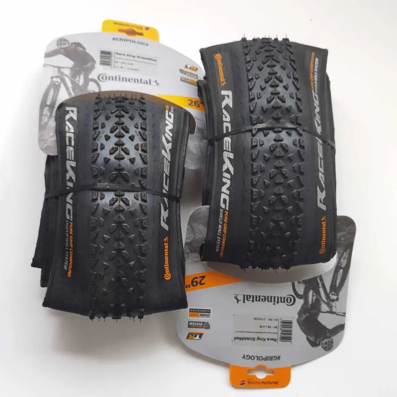 S Continental Mtb Bike Race King Ruban dobrando sem câmara 26/27.5/29x2.0 26/27.5/29x2.2 2.1 2.3 Mountain Bicycle Pneu 0213