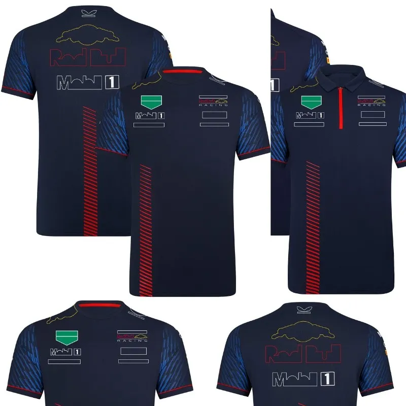 2023 F1 Team Racing T-shirt Formel 1 Driver Polo Shirts T-shirts Motorsport Nya säsongsklädfans toppar herrtröja plus storlek