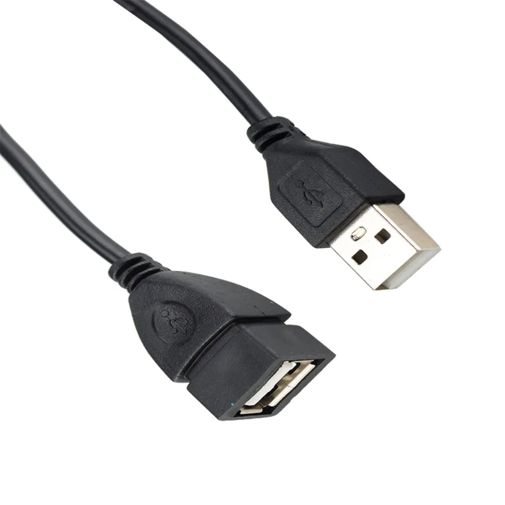 USB 2.0 Uzatma Kablosu 1m Veri İletim Hattı Yüksek Hızlı Şarj Tel Kablosu