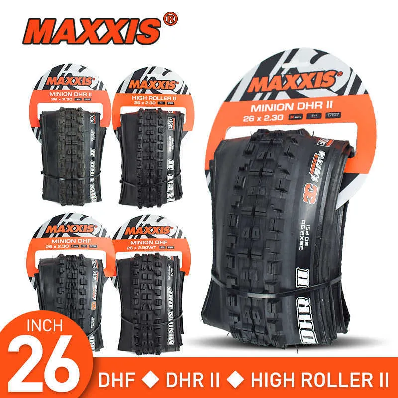 S Maxxis 26 Tubeless Ready 26*2.3 2.4 26*2.5自転車27.5*2.3 2.5 2.5 DHマウンテンバイク折りたたみタイヤダウンヒルミニオンDHF DHR 0213