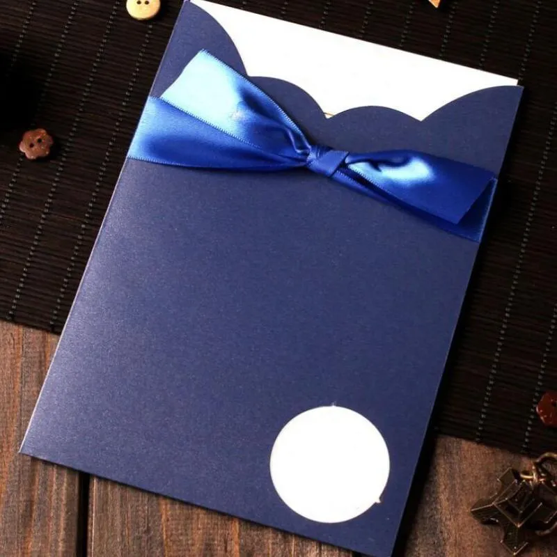 Greeting Cards Hollow Wedding Party Invitation Card Business Birthday Invitations With Envelope Blank Inside Page 20pcs/lotGreeting