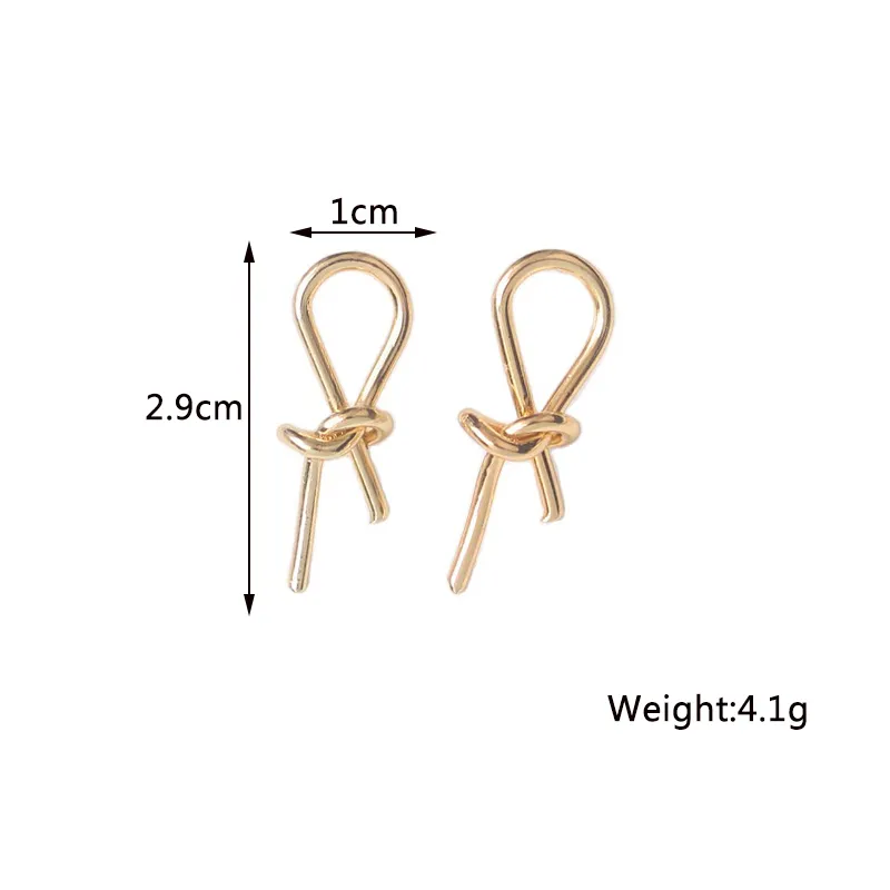 New Twist Stud Earrings Gold Color Metal Women Earring Rotating Spiral Unusual Ear rings for Ladies European Jewelry